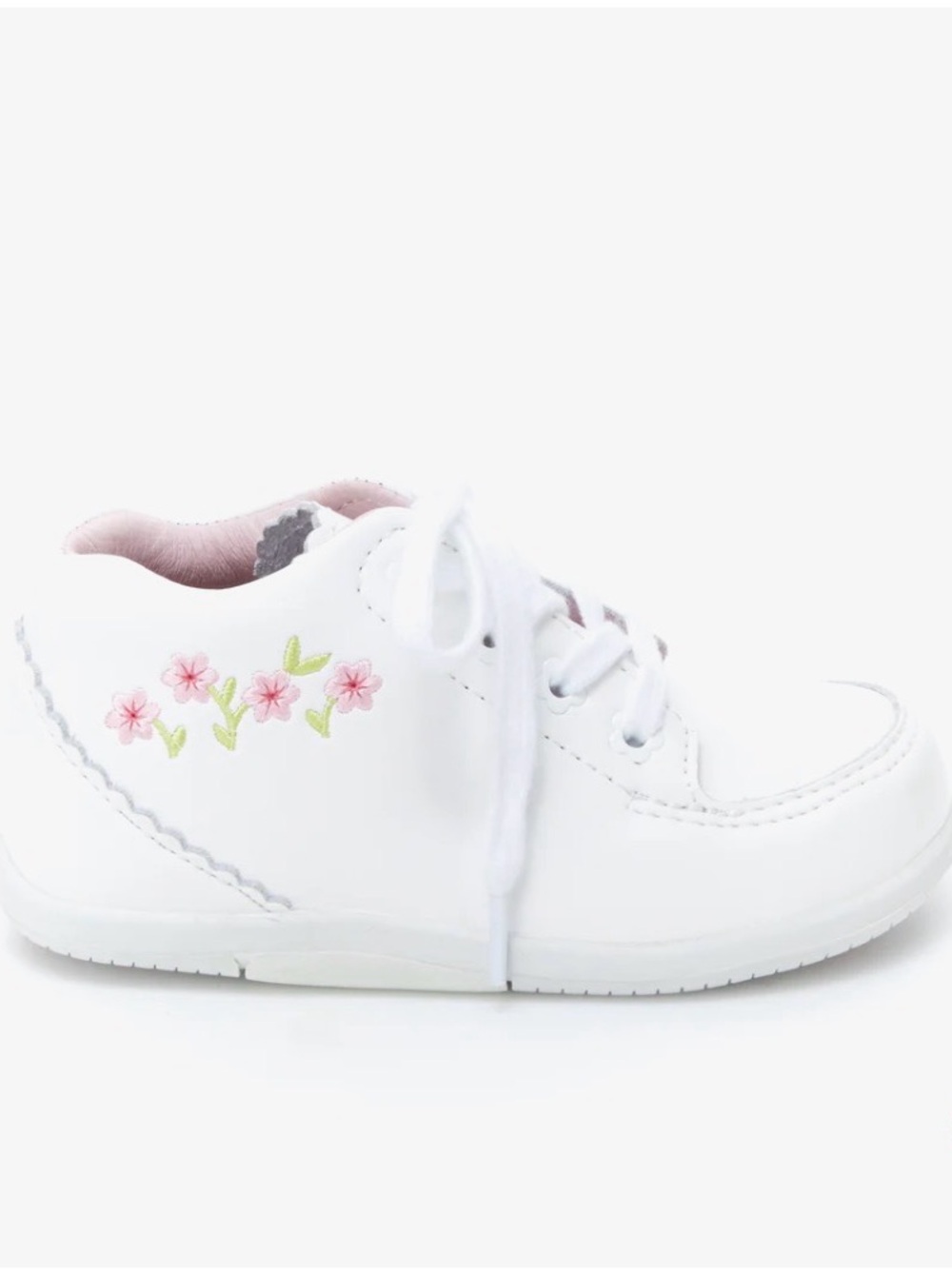 Stride Rite Emilia White Shoe